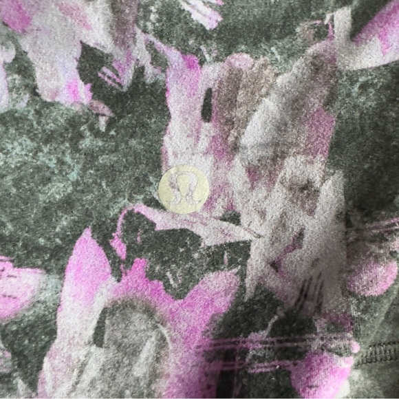 Lululemon Align Pant II 25” Inseam Floral Shift Multi Purple and Grey Size 2 - Picture 9 of 13